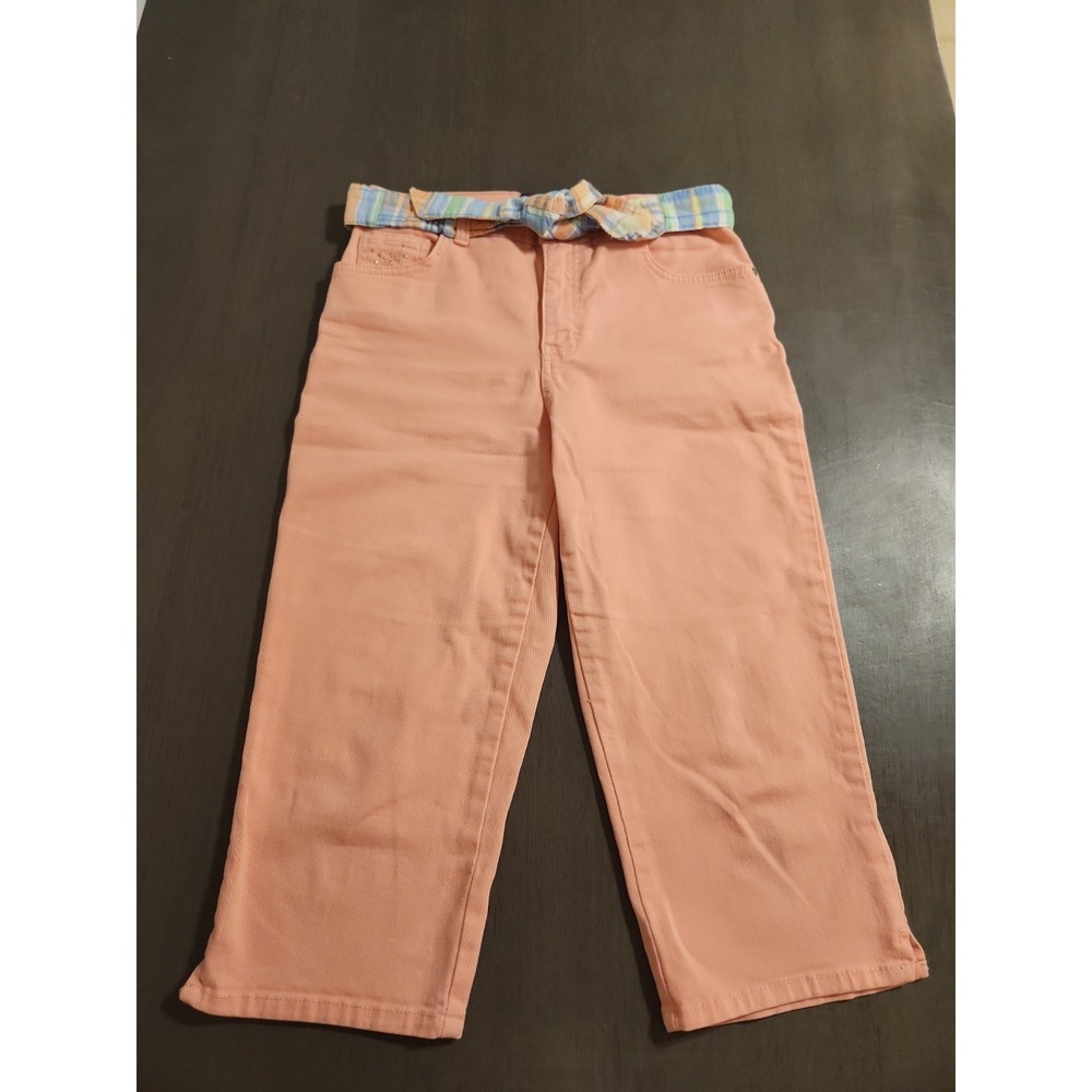 Gloria Vanderbilt Amanda Capris Women Size 6 Pink Cotton Stretch Slimming Summer - Picture 2 of 15